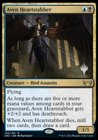 Aven Heartstabber (Promo Pack) [Streets of New Capenna Promos] | Exor Games Dartmouth