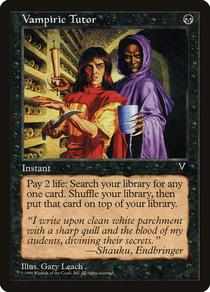 Vampiric Tutor [Visions] | Exor Games Dartmouth