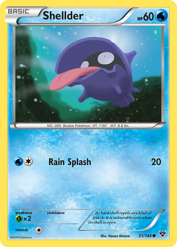 Shellder (31/146) [XY: Base Set] | Exor Games Dartmouth