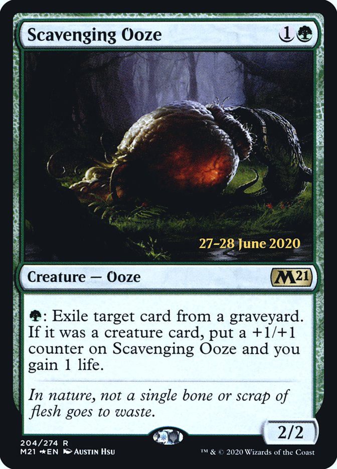 Scavenging Ooze  [Core Set 2021 Prerelease Promos] | Exor Games Dartmouth