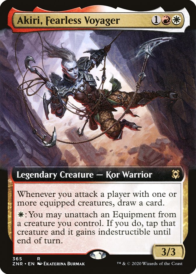 Akiri, Fearless Voyager (Extended Art) [Zendikar Rising] | Exor Games Dartmouth