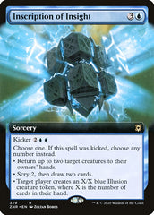Inscription of Insight (Extended Art) [Zendikar Rising] | Exor Games Dartmouth