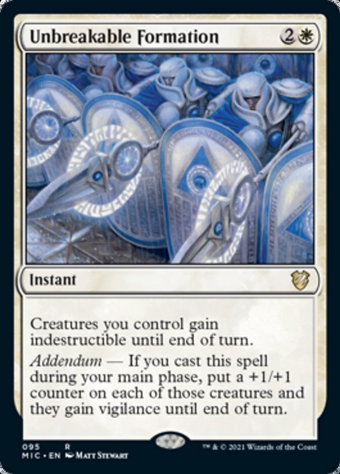 Unbreakable Formation [Innistrad: Midnight Hunt Commander] | Exor Games Dartmouth