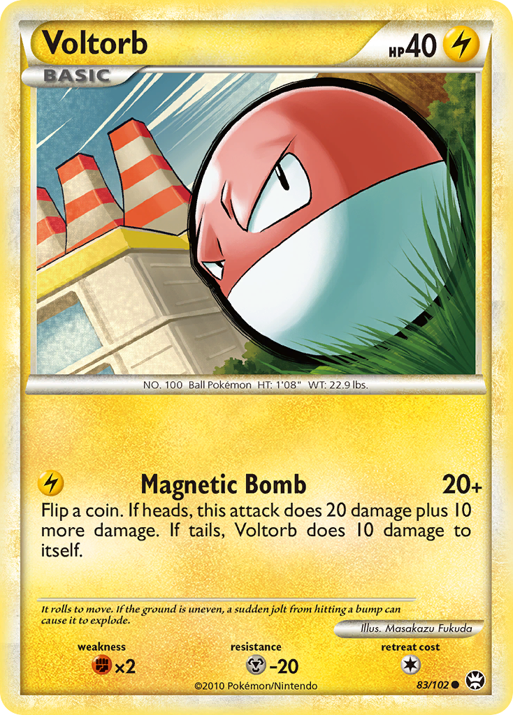 Voltorb (83/102) [HeartGold & SoulSilver: Triumphant] | Exor Games Dartmouth