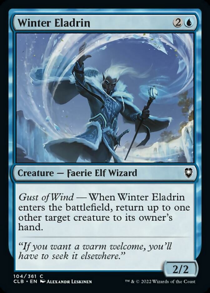 Winter Eladrin [Commander Legends: Battle for Baldur's Gate] | Exor Games Dartmouth