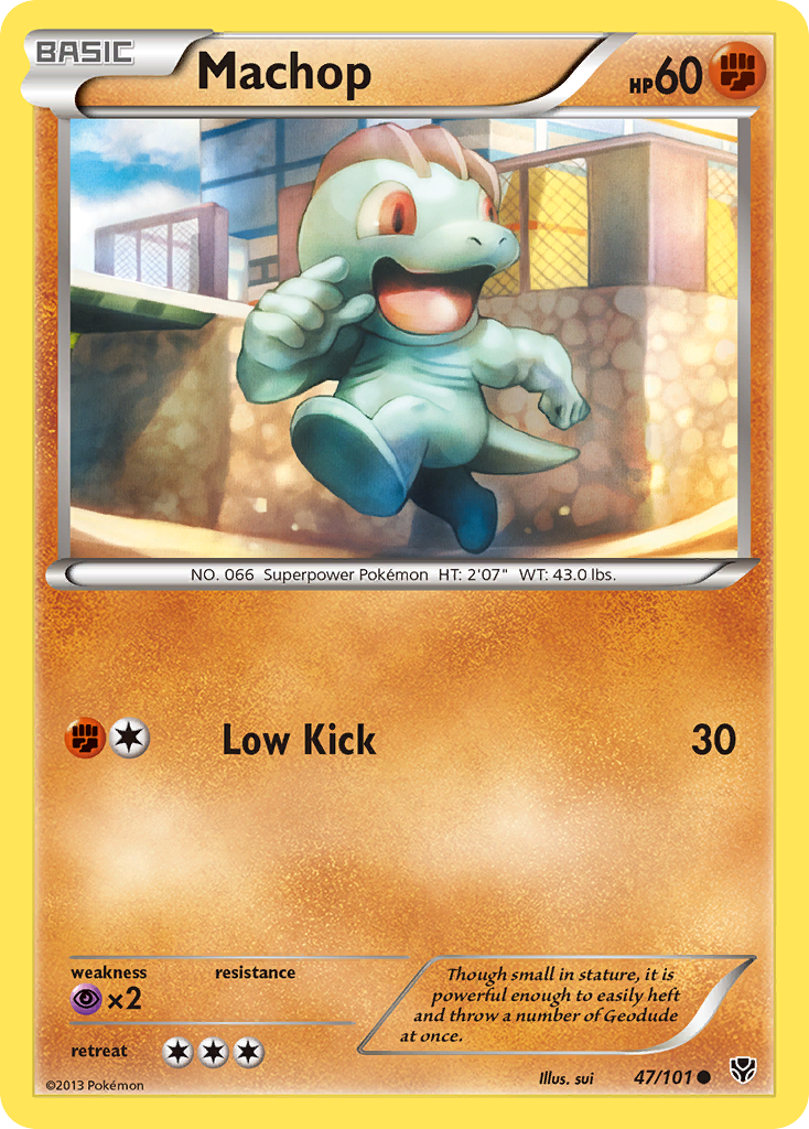 Machop (47/101) [Black & White: Plasma Blast] | Exor Games Dartmouth
