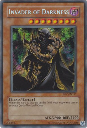 Invader of Darkness [IOC-EN111] Secret Rare | Exor Games Dartmouth