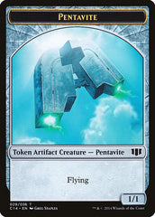 Myr // Pentavite Double-sided Token [Commander 2014 Tokens] | Exor Games Dartmouth