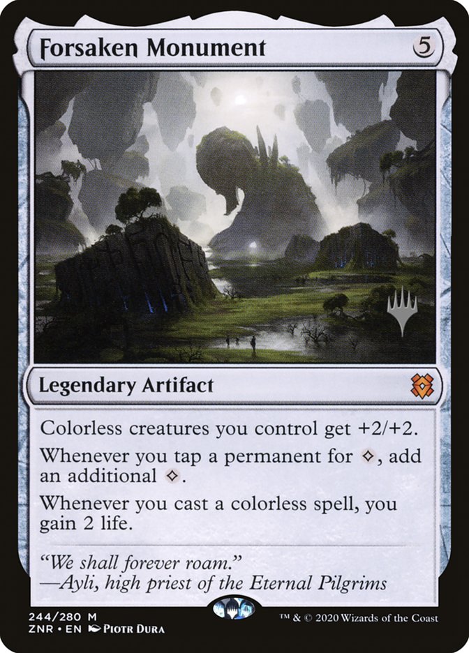 Forsaken Monument (Promo Pack) [Zendikar Rising Promos] | Exor Games Dartmouth