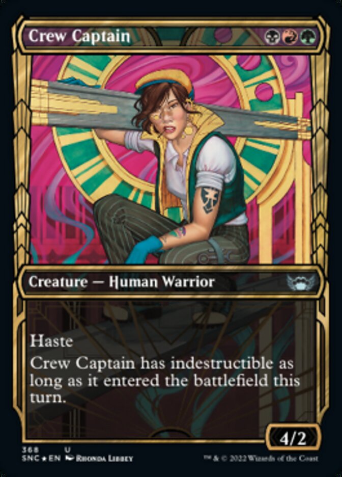 Crew Captain (Showcase Golden Age Gilded Foil) [Streets of New Capenna] | Exor Games Dartmouth