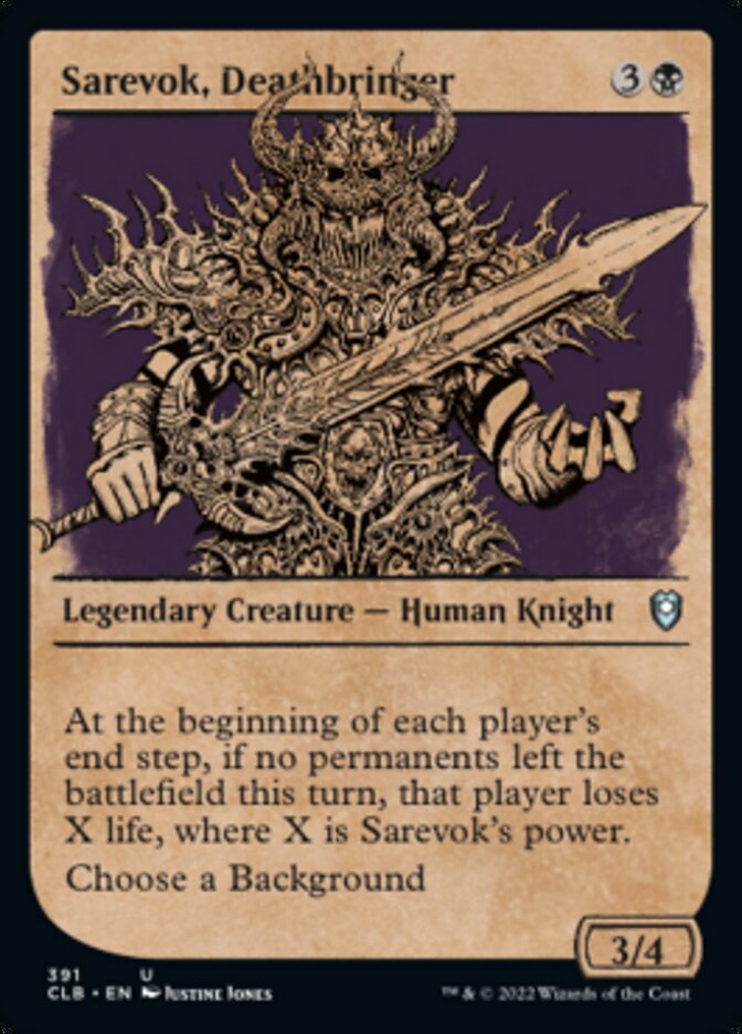 Sarevok, Deathbringer (Showcase) [Commander Legends: Battle for Baldur's Gate] | Exor Games Dartmouth