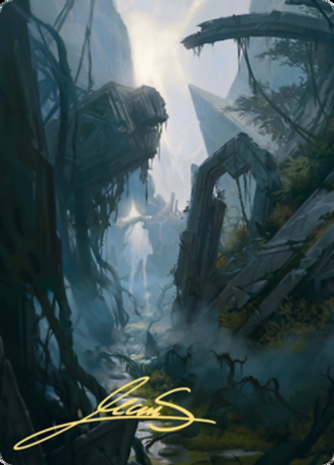 Swamp 2 Art Card (Gold-Stamped Signature) [Zendikar Rising Art Series] | Exor Games Dartmouth