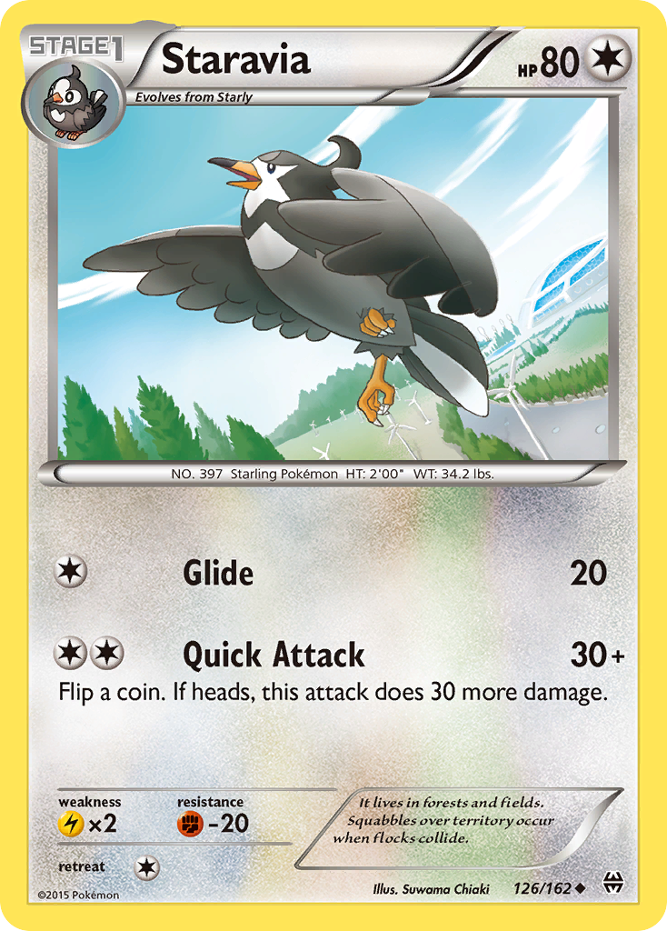 Staravia (126/162) [XY: BREAKthrough] | Exor Games Dartmouth