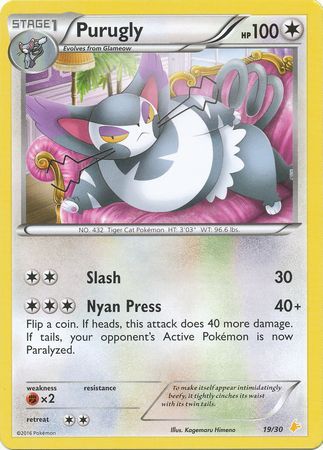 Purugly (19/30) [XY: Trainer Kit 3 - Pikachu Libre] | Exor Games Dartmouth