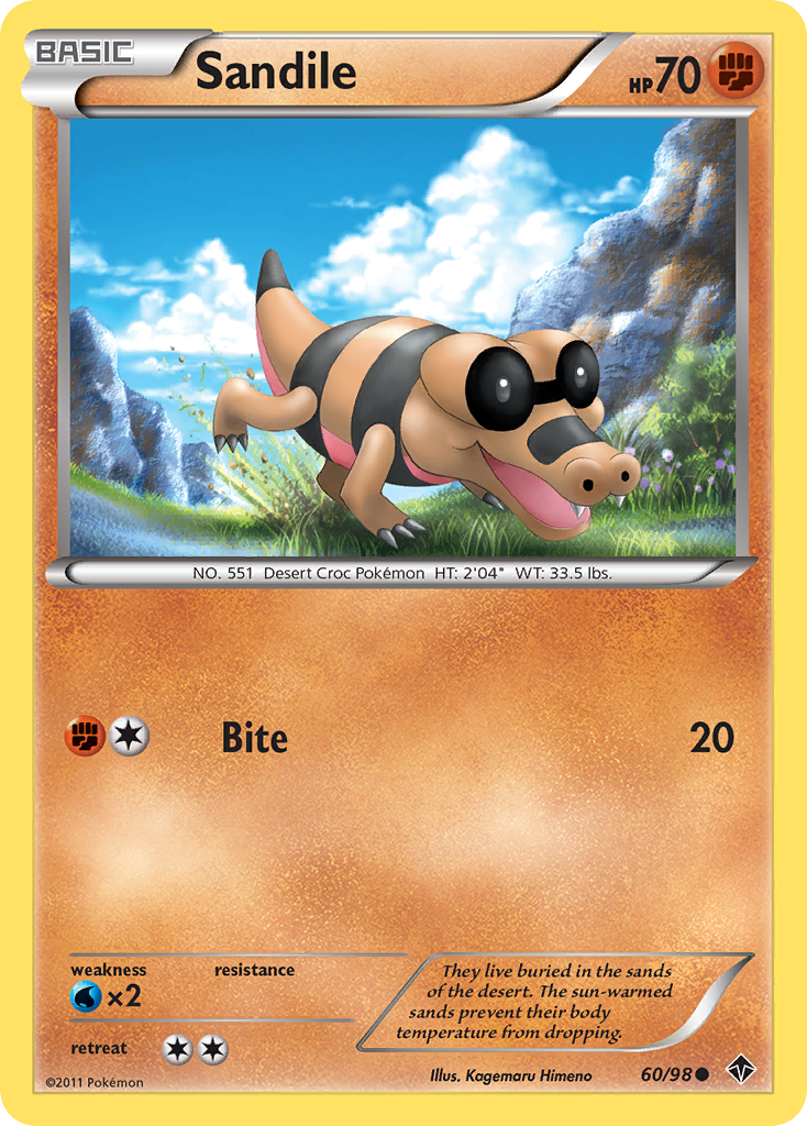 Sandile (60/98) [Black & White: Emerging Powers] | Exor Games Dartmouth