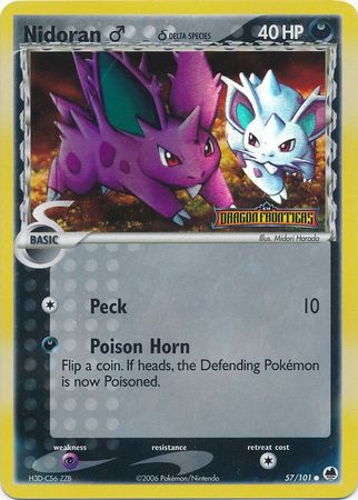 Nidoran (57/101) (Male) (Delta Species) (Stamped) [EX: Dragon Frontiers] | Exor Games Dartmouth