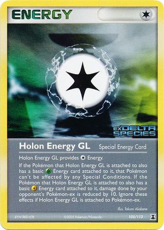 Holon Energy GL (105/113) (Stamped) [EX: Delta Species] | Exor Games Dartmouth