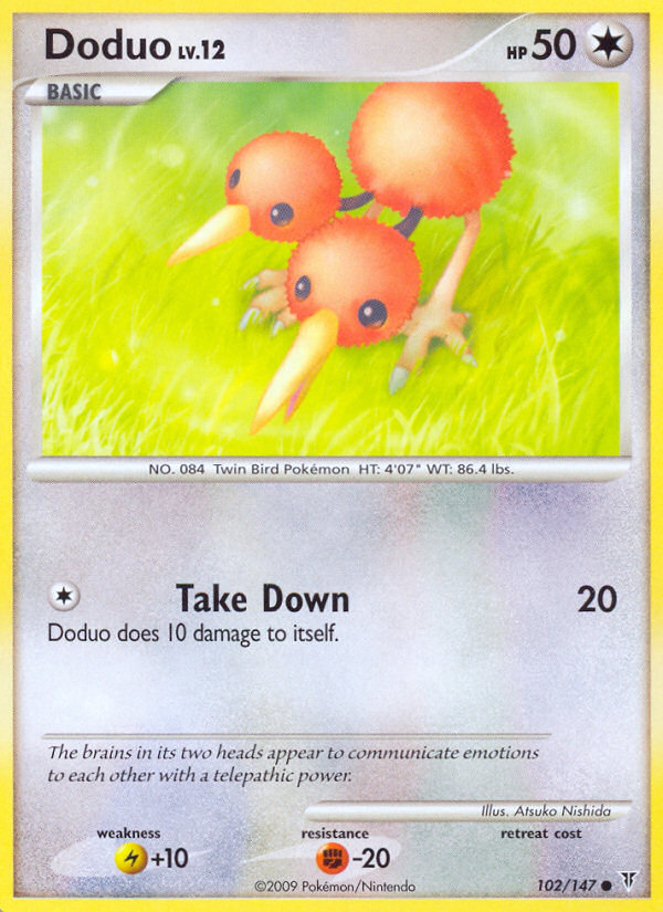 Doduo (102/147) [Platinum: Supreme Victors] | Exor Games Dartmouth