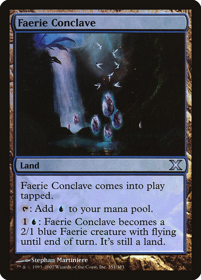 Faerie Conclave (Premium Foil) [Tenth Edition] | Exor Games Dartmouth