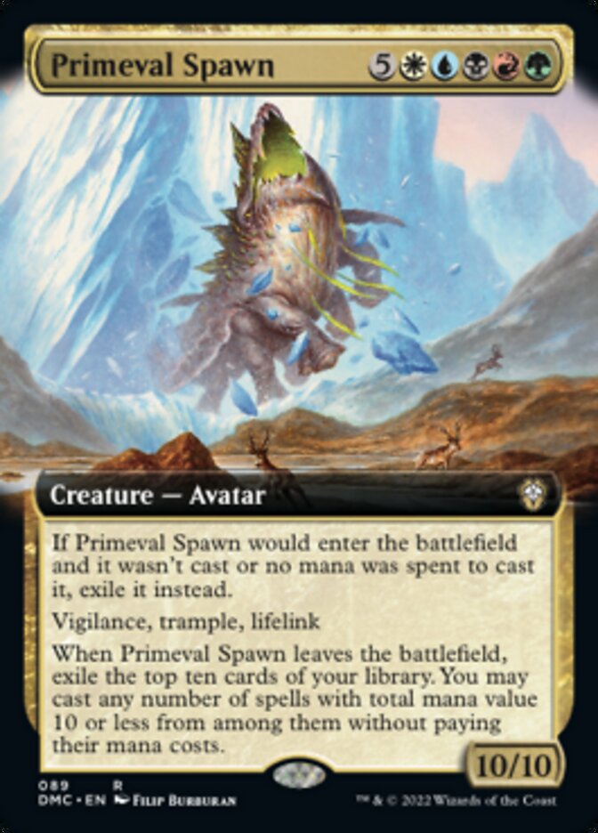 Primeval Spawn (Extended Art) [Dominaria United Commander] | Exor Games Dartmouth