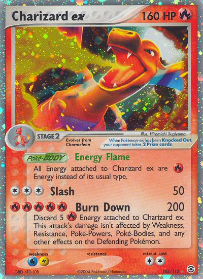 Charizard ex (105/112) [EX: FireRed & LeafGreen] | Exor Games Dartmouth