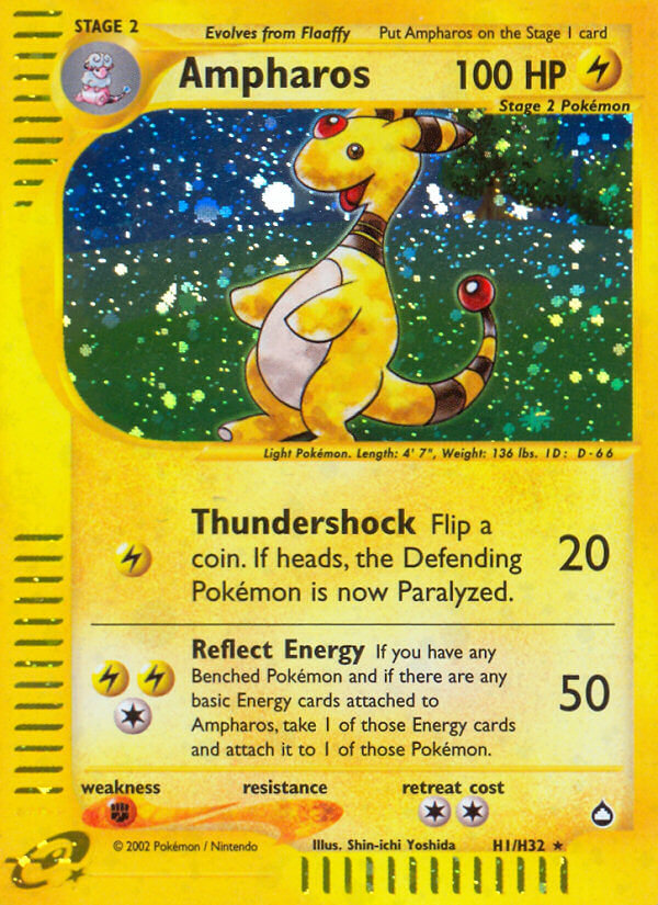 Ampharos (H1/H32) [Aquapolis] | Exor Games Dartmouth