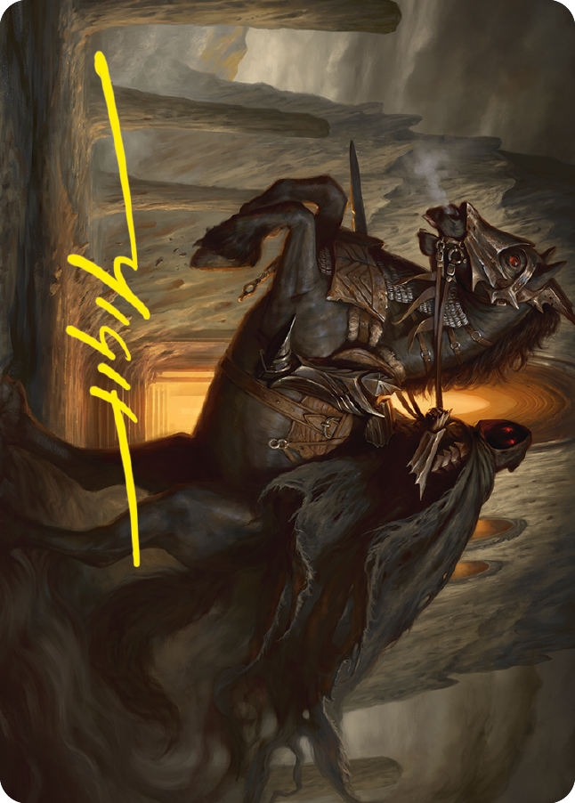 Nazgul Art Card (Gold-Stamped Signature) [The Lord of the Rings: Tales of Middle-earth Art Series] | Exor Games Dartmouth