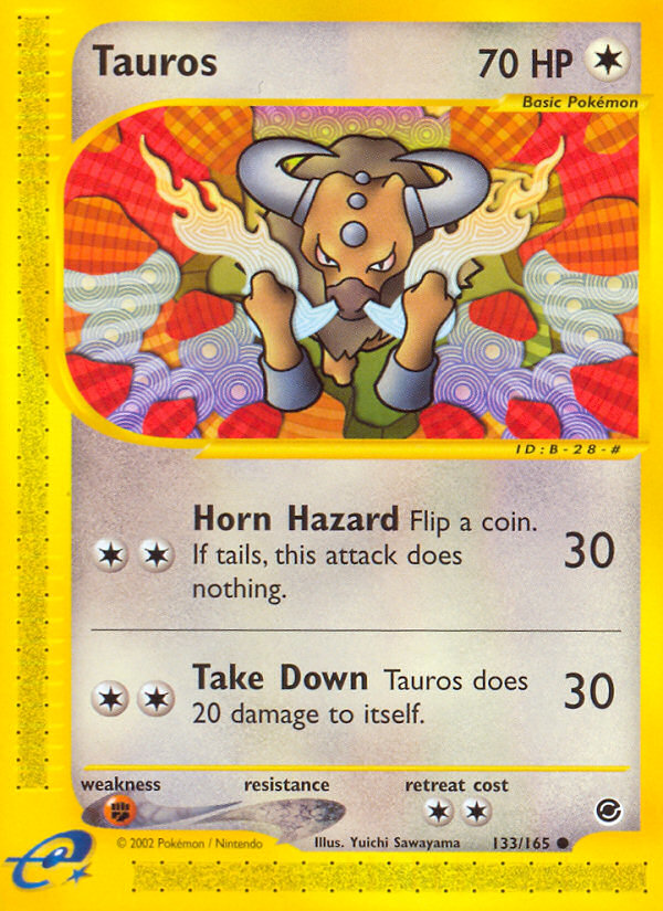 Tauros (133/165) [Expedition: Base Set] | Exor Games Dartmouth