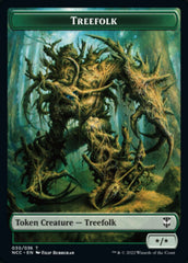 Treefolk // Spider Double-sided Token [Streets of New Capenna Commander Tokens] | Exor Games Dartmouth