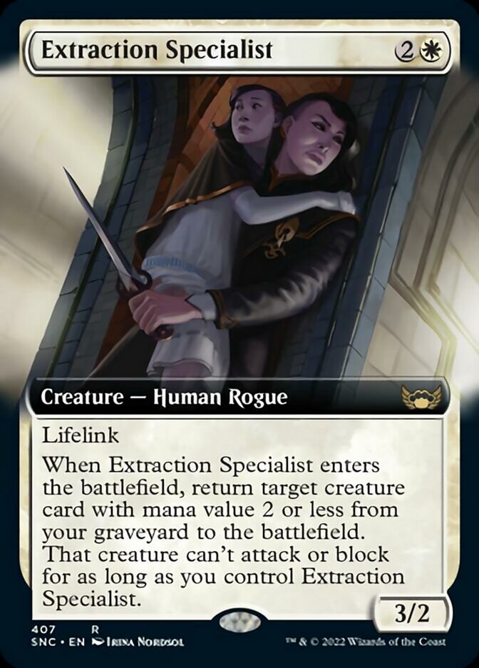 Extraction Specialist (Extended Art) [Streets of New Capenna] | Exor Games Dartmouth