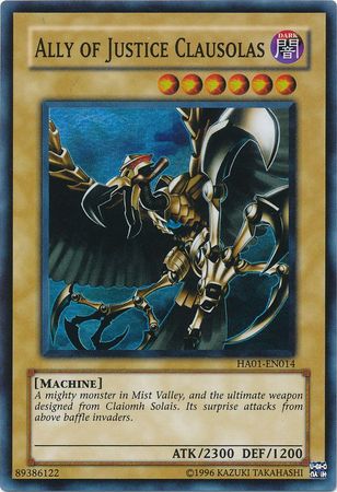 Ally of Justice Clausolas [HA01-EN014] Super Rare | Exor Games Dartmouth