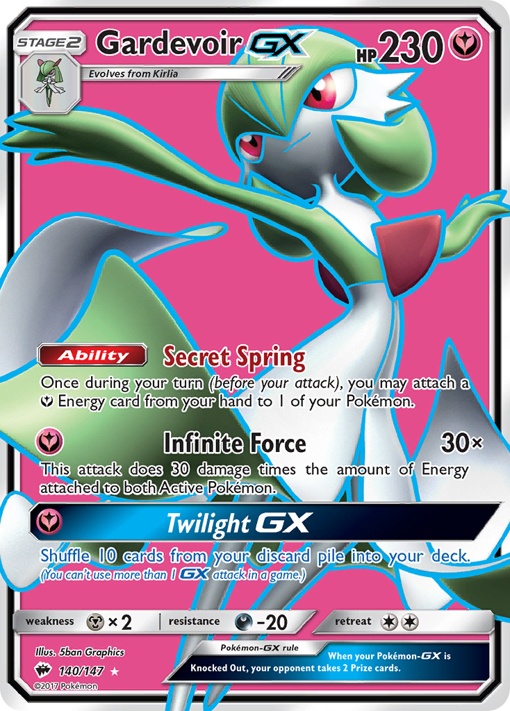 Gardevoir GX (140/147) [Sun & Moon: Burning Shadows] | Exor Games Dartmouth