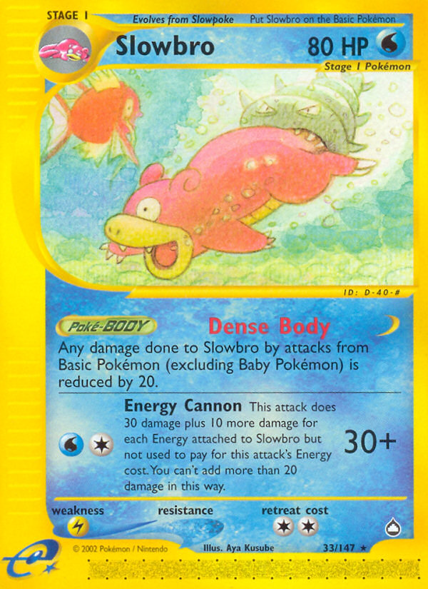 Slowbro (33/147) [Aquapolis] | Exor Games Dartmouth