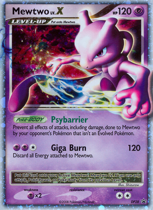 Mewtwo LV.X (DP28) [Diamond & Pearl: Black Star Promos] | Exor Games Dartmouth