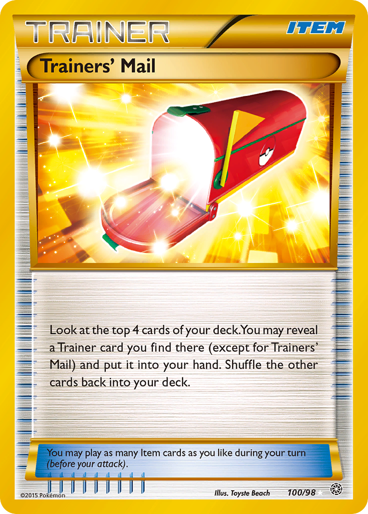 Trainers' Mail (100/98) [XY: Ancient Origins] | Exor Games Dartmouth