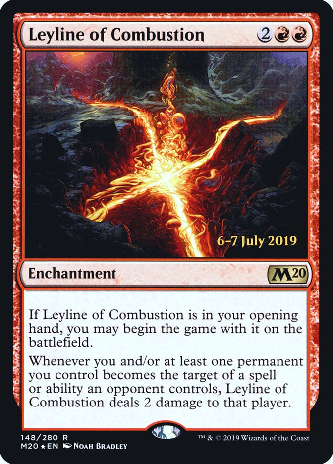 Leyline of Combustion  [Core Set 2020 Prerelease Promos] | Exor Games Dartmouth