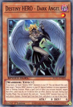 Destiny HERO - Dark Angel [SGX1-ENB09] Common | Exor Games Dartmouth