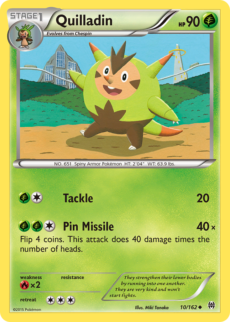 Quilladin (10/162) [XY: BREAKthrough] | Exor Games Dartmouth