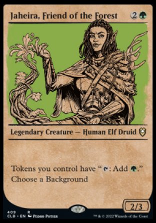 Jaheira, Friend of the Forest (Showcase) [Commander Legends: Battle for Baldur's Gate] | Exor Games Dartmouth