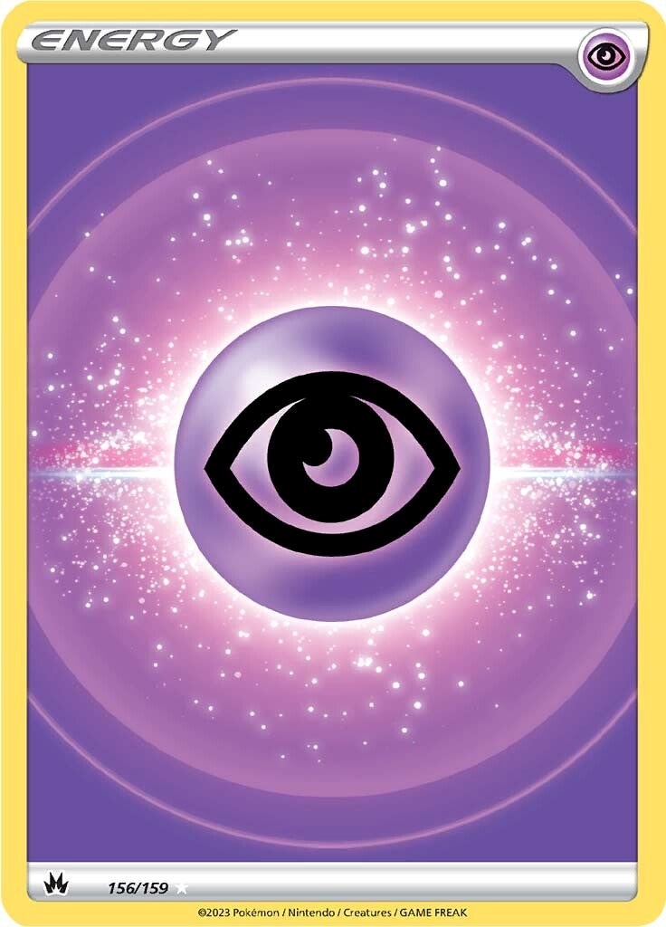 Psychic Energy (156/159) (Texture Full Art) [Sword & Shield: Crown Zenith] | Exor Games Dartmouth