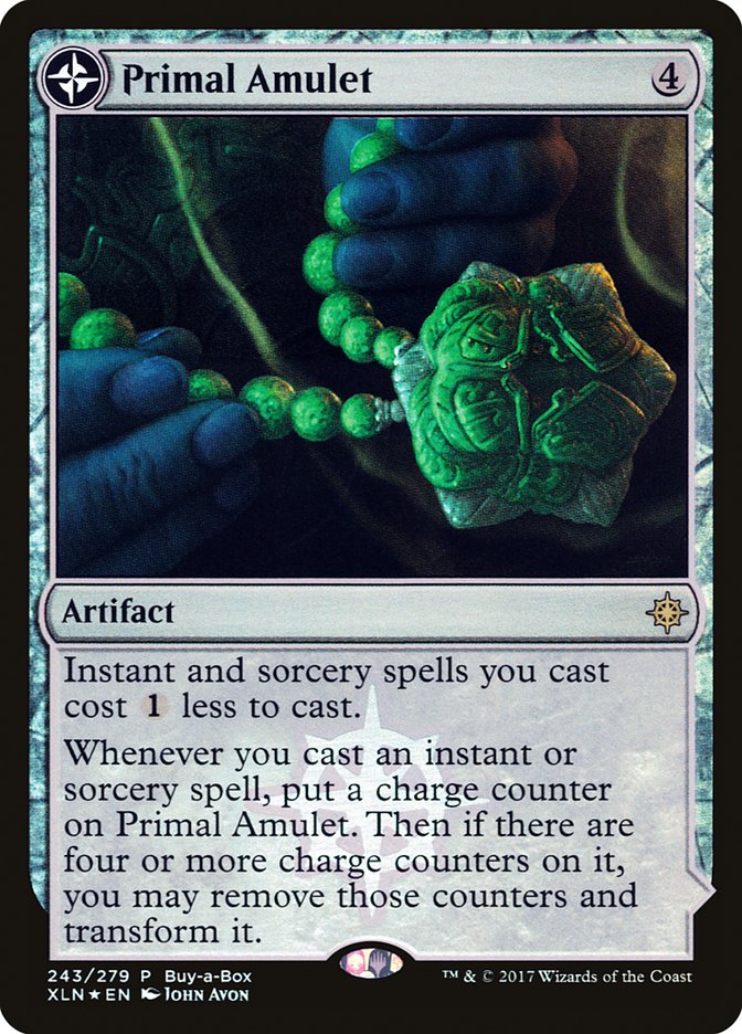 Primal Amulet // Primal Wellspring (Buy-A-Box) [Ixalan Treasure Chest] | Exor Games Dartmouth