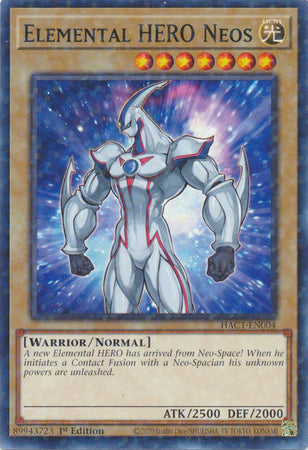 Elemental HERO Neos (Duel Terminal) [HAC1-EN004] Parallel Rare | Exor Games Dartmouth