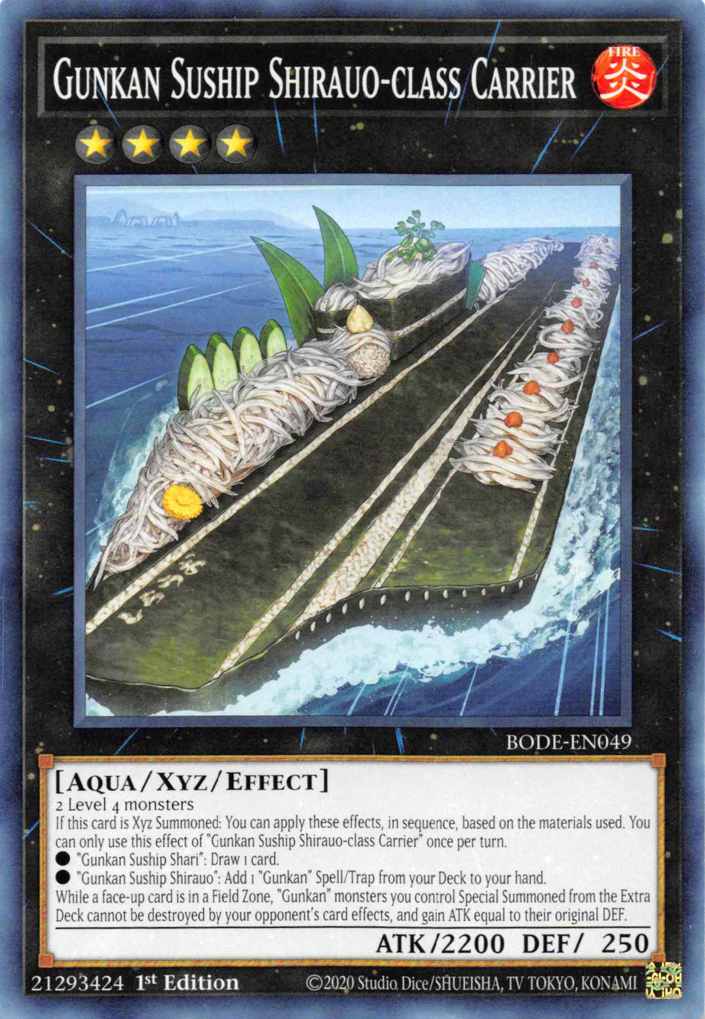 Gunkan Suship Shirauo-class Carrier [BODE-EN049] Common | Exor Games Dartmouth
