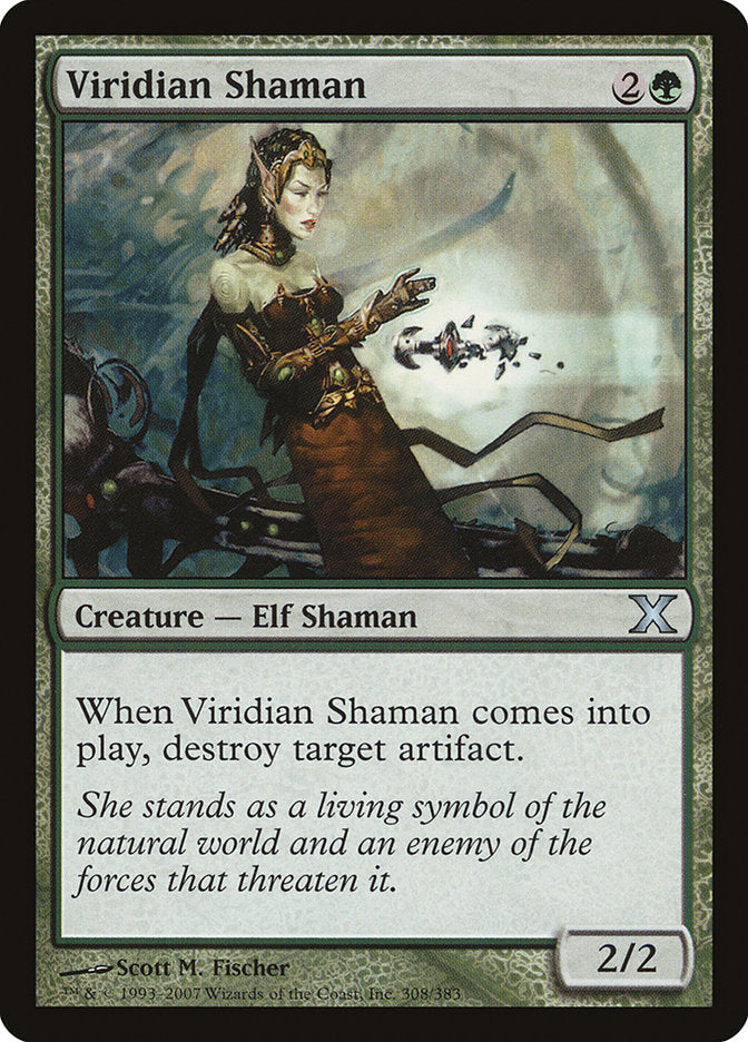 Viridian Shaman [Tenth Edition] | Exor Games Dartmouth