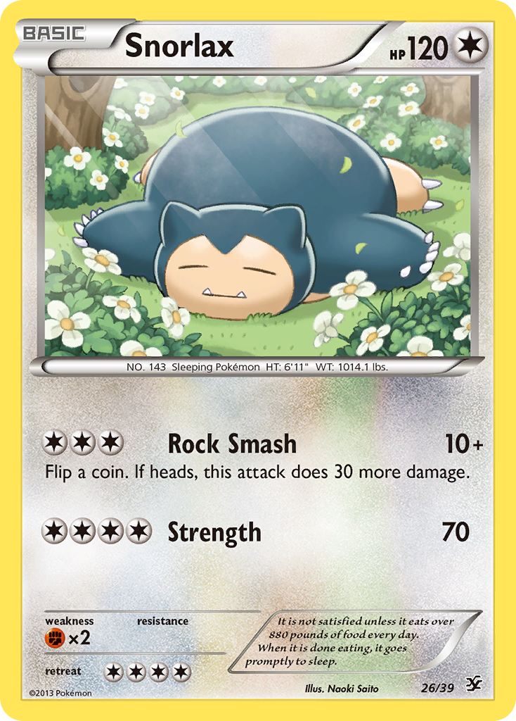 Snorlax (26/39) [XY: Kalos Starter Set] | Exor Games Dartmouth