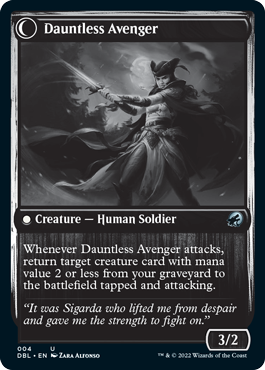 Bereaved Survivor // Dauntless Avenger [Innistrad: Double Feature] | Exor Games Dartmouth