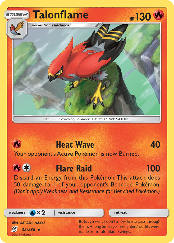 Talonflame (32/236) [Sun & Moon: Unified Minds] | Exor Games Dartmouth