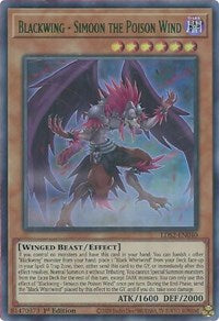 Blackwing - Simoon the Poison Wind (Green) [LDS2-EN040] Ultra Rare | Exor Games Dartmouth