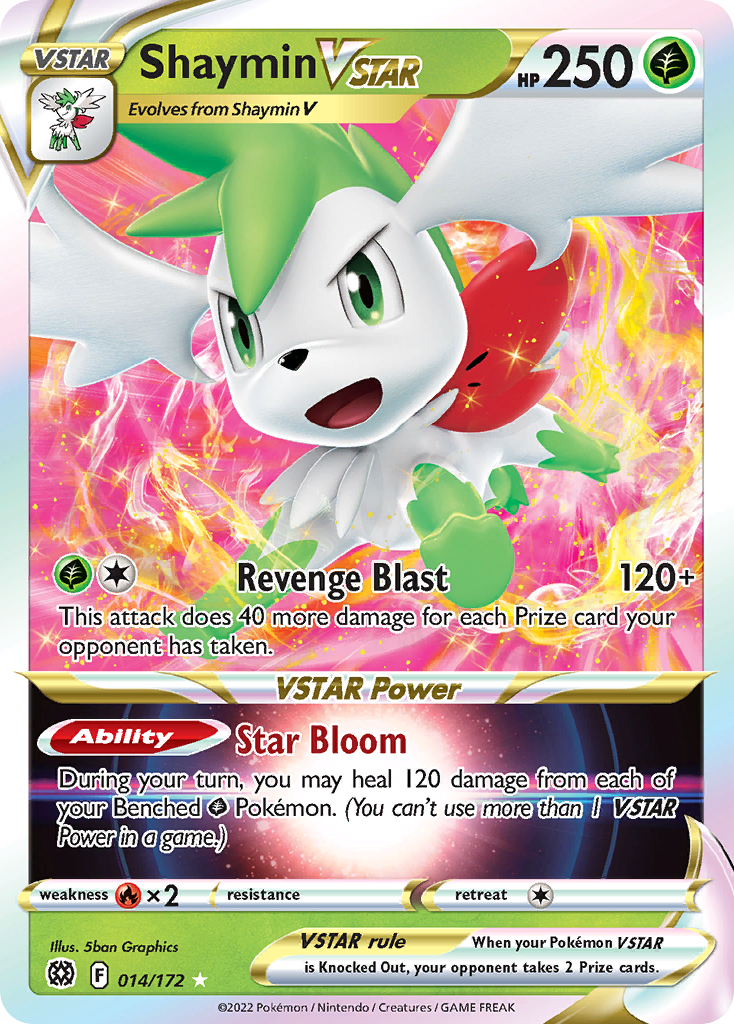 Shaymin VSTAR (014/172) (Jumbo Card) [Sword & Shield: Brilliant Stars] | Exor Games Dartmouth