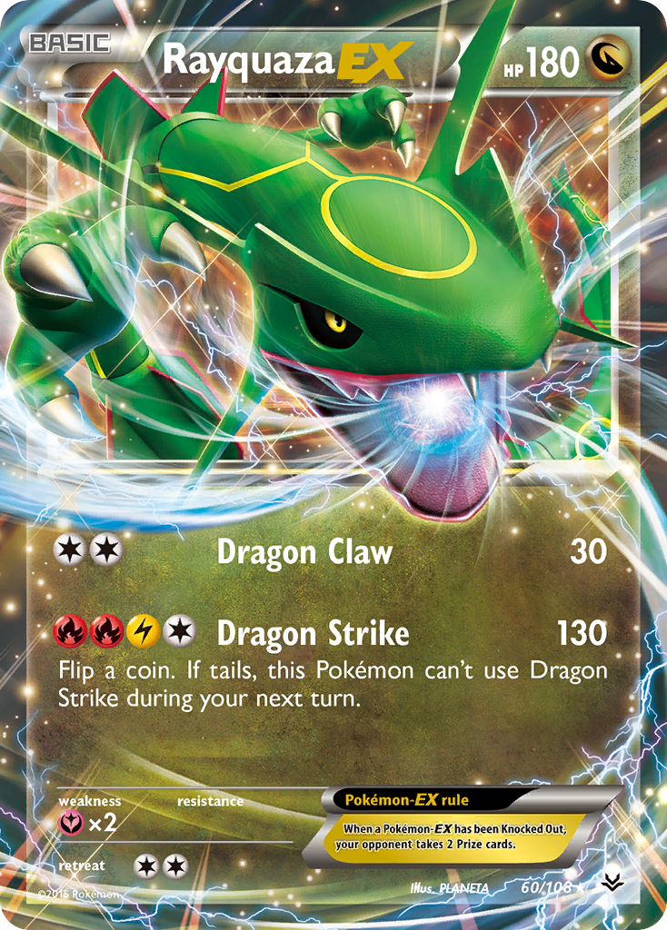 Rayquaza EX (60/108) [XY: Roaring Skies] | Exor Games Dartmouth